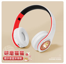 Haikyuu  Kozume Kenma Headset Foldable Portable Headphones Wireless Bluetooth