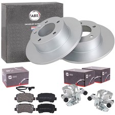 ABS BREMSSCHEIBEN + BELÄGE + SÄTTEL HINTEN passend für MOVANO B MASTER 3 NV400
