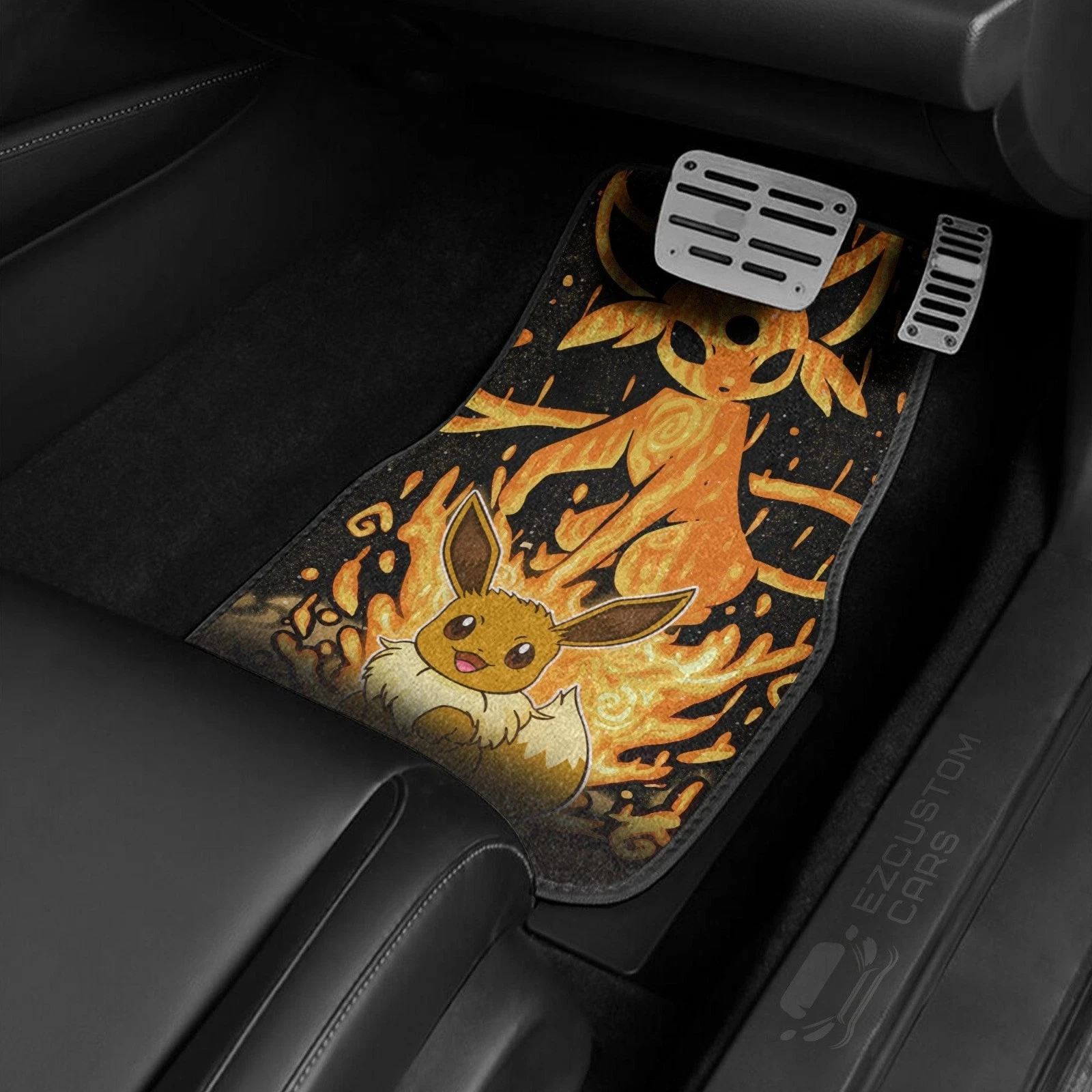 Eevee PKM Car Floor Mats Custom Anime Car Accessories