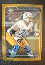 2024 Topps Chrome - Rookies Joe Alt #237 Gold Wave Refractor /50 (RC)