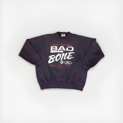 #ad #ad Vtg BAD TO THE BONE FORD TRUCKS UAW Romeo MI Engine Plant USA Sweat Shirt VHTF $49.99