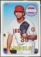 2018 Topps Heritage #676 Keynan Middleton Baseball EX