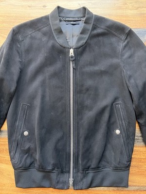 ジャケット・アウター Italy Suede Leather Bomber Jacket 50 Tom Ford Black Suede Bomber Jacket Leather 50IT Italy | eBay