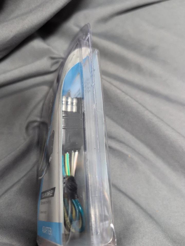 Hopkins 48145 4 线平拖车连接器适配器加长版,12 英寸长 — 第 4/4 张图片