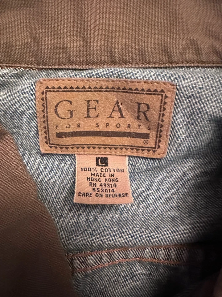 Vintage 90s Denim Trucker Jacket With NASA Graphic On The Back Men’s Size L - Image 4 of 4