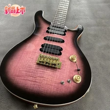 Exclusive PRS Electric Guitar : Pink Top H-S-H Pickups Gold, Tremolo Bridge