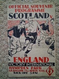 Scotland v England 1946 Programme