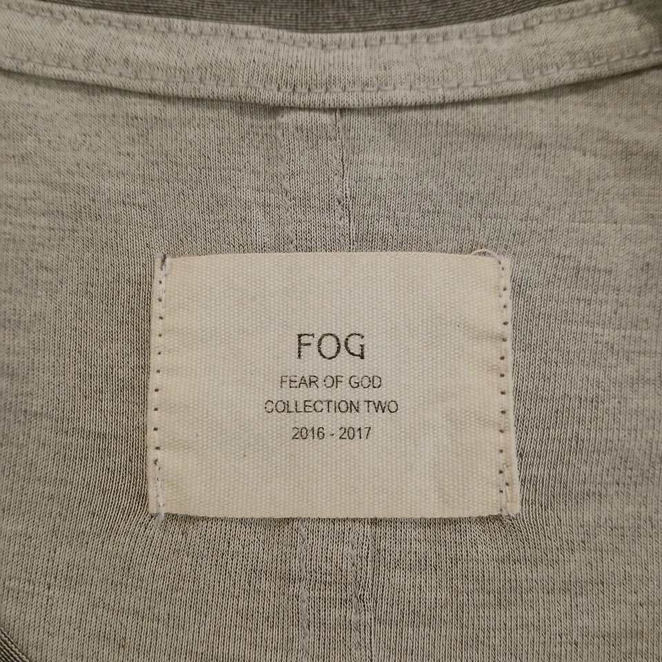 Camiseta Fear Of God XL Masculina Cinza Coleção Leve Dois 2016-2017 *Leia - Imagem 3 de 4