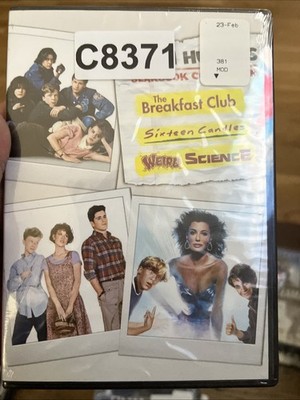 John Hughes Collection (DVD) Weird Science, Sixteen Candles, Breakfast Club