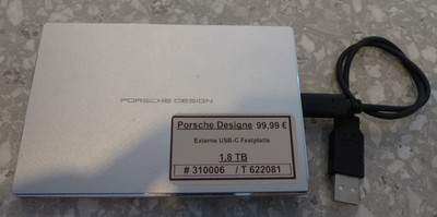 LaCie Porsche Design Mobile Drive LRD0PS2   Externe Festplatte   fehlerfrei