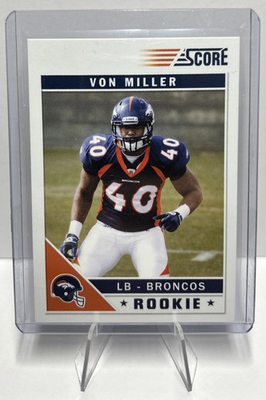 #ad #ad Von Miller 2011 Score Rookie Card RC BASE #400 Denver Broncos Buffalo Bills HOF $3.00
