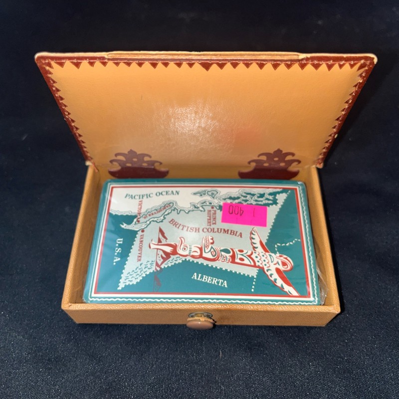 Vintage Canada Souvenir Playing Cards with Case Brand New Sealed