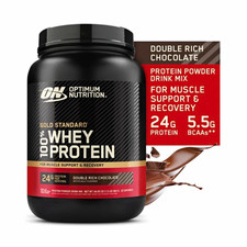 Optimum Nutrition Gold Standard 100 Whey Powder Double Rich Chocolate 24.05 oz