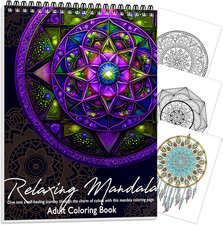 Coloring Book for Adults Relaxation, Mandala Adults Coloring Book for Women