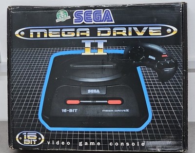 SEGA Mega Drive 2 PAL Hauskonsole Schwarz RF SCART 1x 32 MB 480p