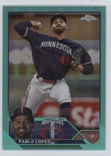 2023 Topps Chrome Update Aqua Refractor 135/199 Pablo Lopez López #USC63 0l8y