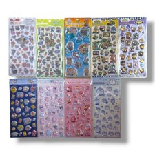 Character sticker bulk sale 9 pieces set