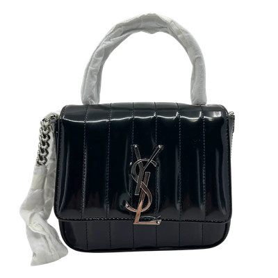 Saint Laurent YSL Vicky Small Lackleder / ungetragen