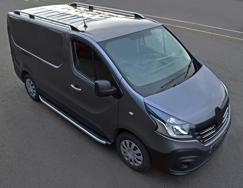 Aluminium Roof Rack Rails Side Bars Set To Fit L2H1 Vauxhall Vivaro (2014+) - Picture 3 of 9