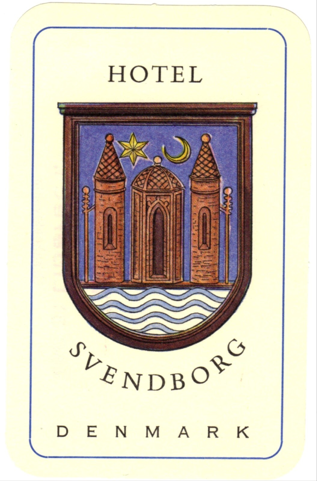 Luggage Tag for Denmark Hotels in Svendborg SB