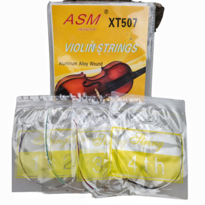 10 sets ASM Violin Strings,Good quality 4/4-3/4 Alloy Fiddle string XT-508