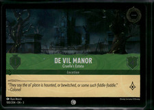 Disney Lorcana: Into The Inklands - De Vil Manor - 100/204 - Cold Foil