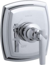 KOHLER K-T16235-4-CP Margaux Rite-Temp Valve Trim, Lever Handle, Polished Chrome