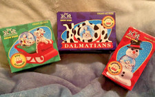 McDonald’s 101 Dalmatians Christmas Snow Globe Ornaments Set Of  3 -1996