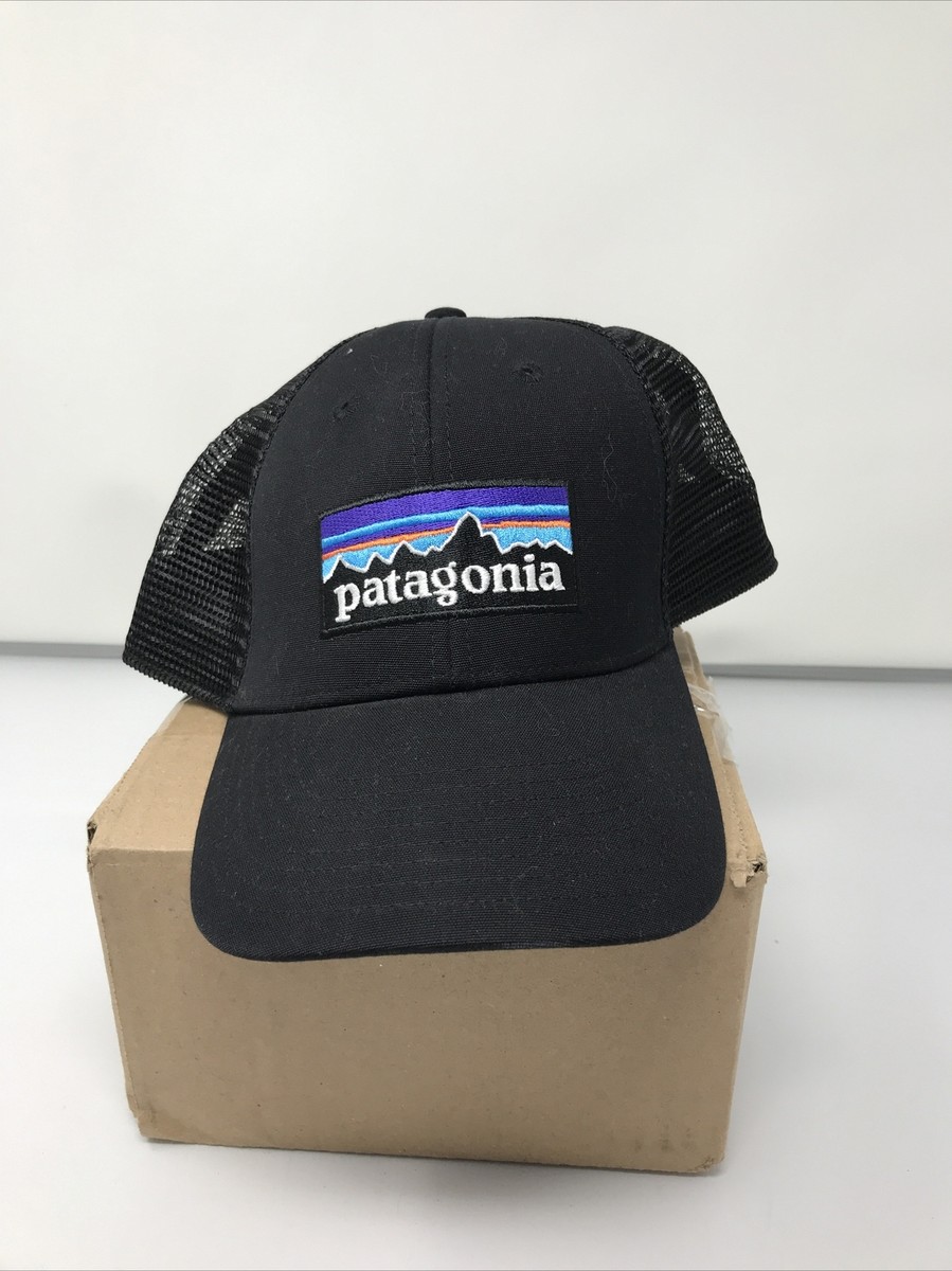 Patagonia Black Trucker Hat - Like new Patagonia P-6 Logo Trucker Hat main image 3