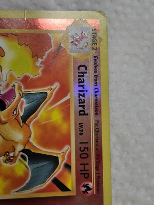 CHARIZARD LV. 76 REVERSE HOLO 2016 POKEMON CARD 150HP RARE 11/108