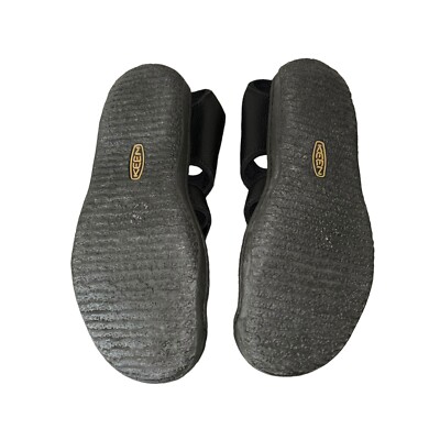 Keen Leather Black Slip on Outdoors Hiking Sandals 1464-BLCK 