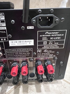 Pioneer SC-LX701 9.2ch Network AV Receiver for sale online | eBay