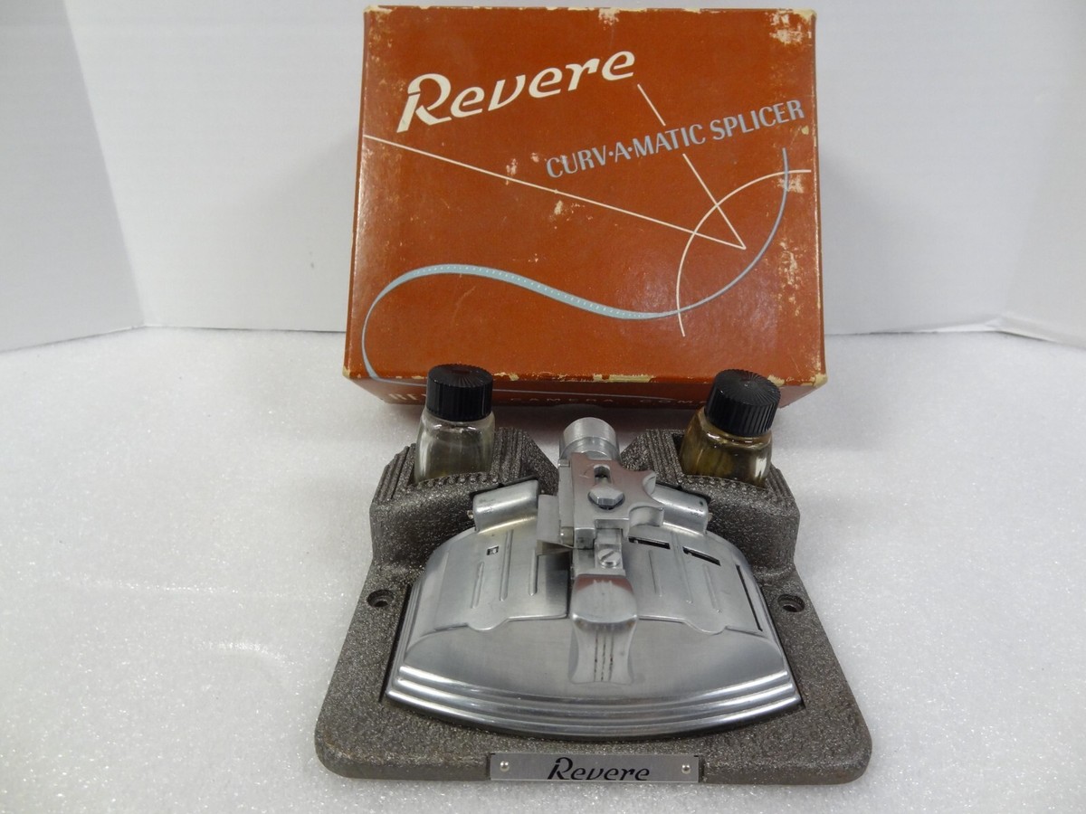 その他 ANTIQUE CAMERA FILM SPLICER REVERE Vintage Revere S-200 8mm/16mm Film Splicer W/ Original Box