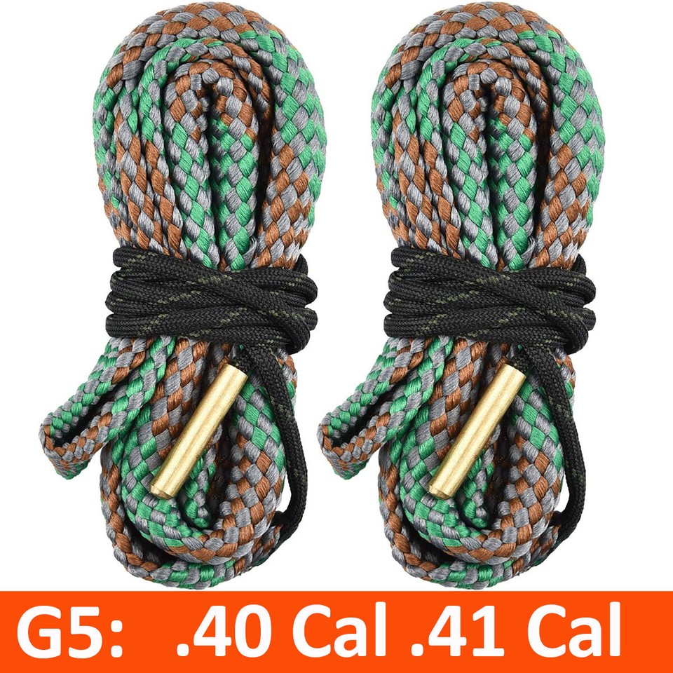 2PCS Reusable Bore Cleaner Rope Guns Barrel Cleaners for Guns Cleaning ...