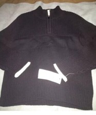 NWT Green Dog Boys Black White Sweater Size 6