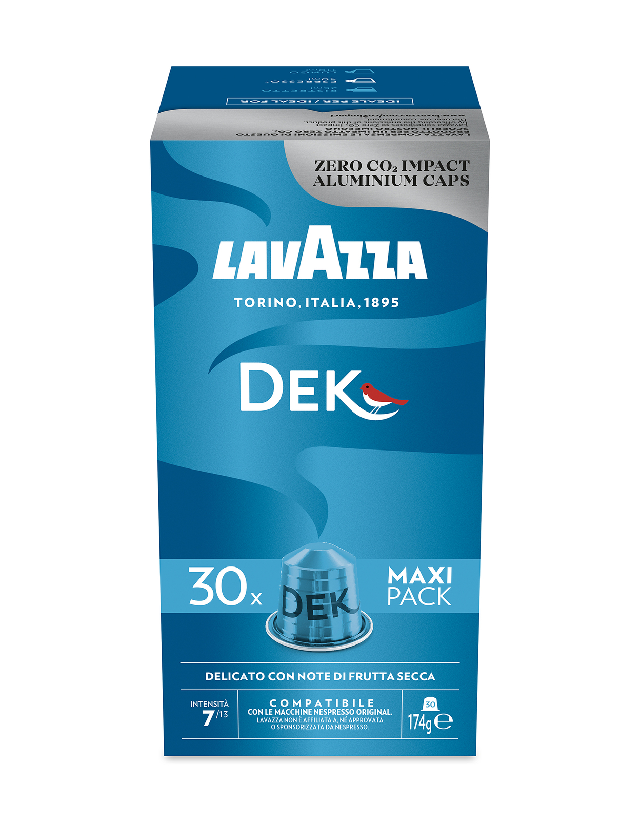 240 Capsule Lavazza Compatibili Nespresso Alluminio Decaffeinato 30pz