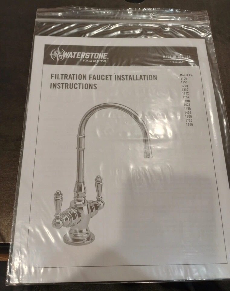 Waterstone 1202HC Pembroke Grifo Filtración Frío y Caliente Cromo Satinado Foto 3 de 4