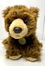 Aurora brown bear plush miyoni 7   2021 Furry Bear Stuffed Toy NWT