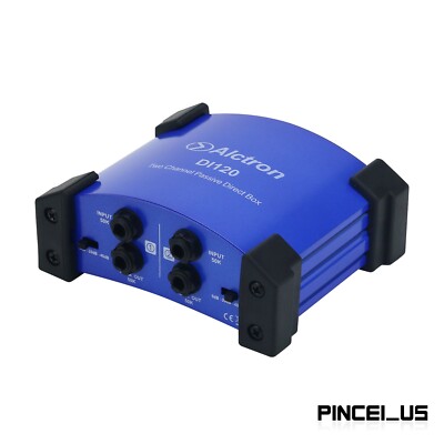 Alctron DI120 Two Channel Passive Direct Box DI Box for Electric Guitar Mixer sz