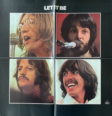 The Beatles Let It Be LP 1979 Capitol SW11922 Poster Photo Sleeve