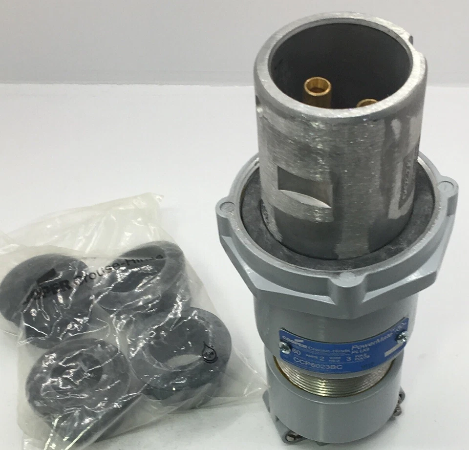 CCP6023BC CROUSE TRASERO .44 A 1.375 PULGADAS 60 AMPERIOS 2 HILOS 3 POLOS ENCHUFE POWERMATE Foto 4 de 4