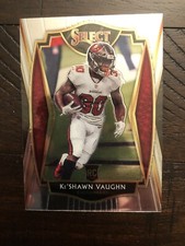 2020 Select Keshawn Vaughn Rookie Premier Level Prizm BUCCANEERS