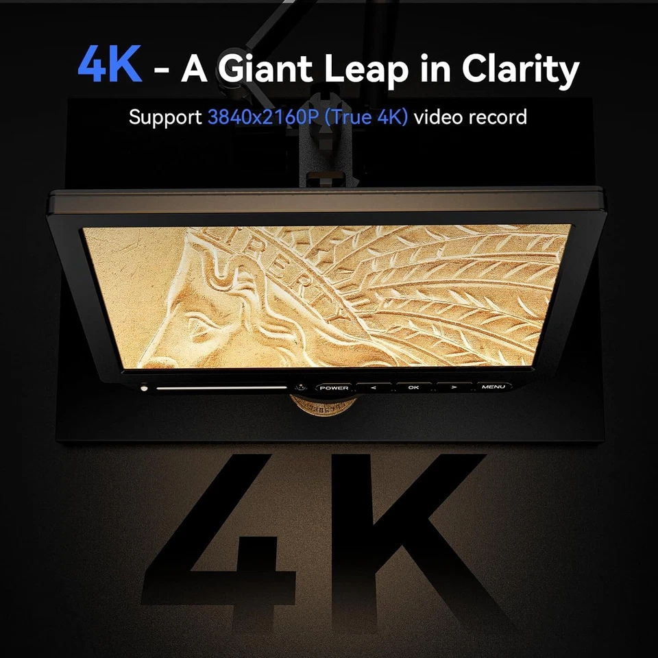 TOMLOV Digital Microscope Coin Microscope Magnifier Soldering Microscope USed - Image 3 of 4