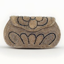 BEADED Pearl Purse Evening Envelope Handbags Party Cocktail Clutch Womens Bags