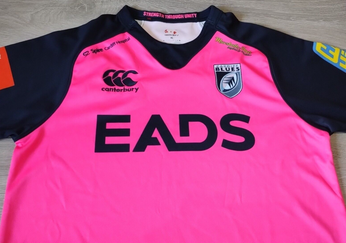 Cardiff Blues Rugby European Shirt 2013/2014 - Canterbury XL