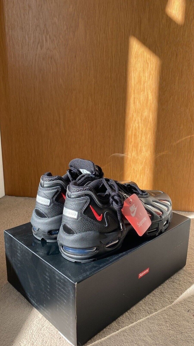 Size 8 - Supreme x Nike Air Max 96 Black for sale online | eBay