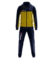 TUTA UOMO/DONNA ZEUS OLYMPIA TRAINING SPORTIVA OLIMPIA RELAX col. BLU/GIALLO