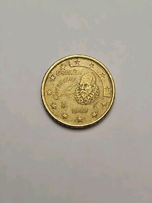 #ad #ad 50 euro cent coin 1999 Espana $2000.00