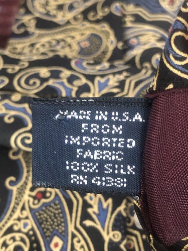 Vtg Polo Ralph Lauren Classic 100% Silk Luxury Paisley Tie - Picture 6 of 6