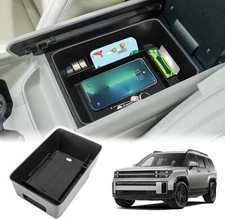 Center Console Organizer Compatible with Hyundai Santa Fe 2024-2025 Armrest Box